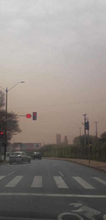 Foto 7 de 13 — Tempestade de areia cobre o céu de Araraquara: veja fotos